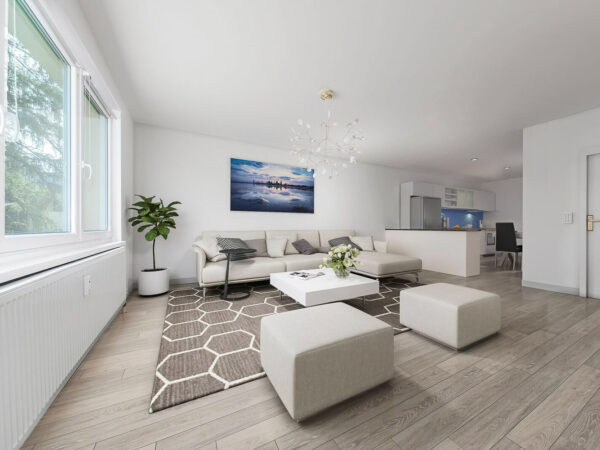 Wohnzimmer Digital Home Staging / Digitale Möblierung