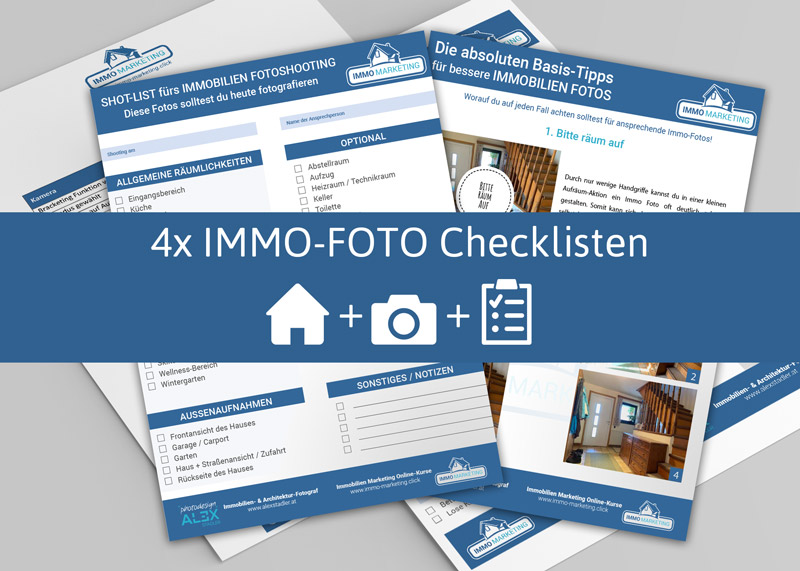 Immobilien Fotografie Checklisten